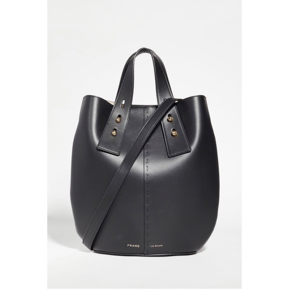 Frame Denim Handbags - Frame Les Second Leather Vase Bucket Bag